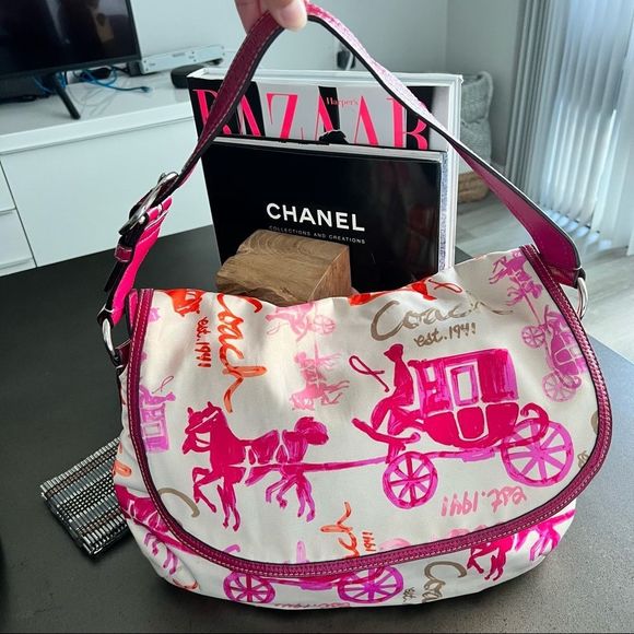 Coach Handbags - COACH HORSE & Carriage Logo Messenger Bag